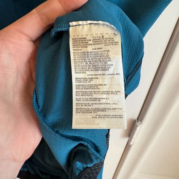 Pearl Izumi Men's Quest Jersey Size XL Color Ocean Blue EUC - Picture 5 of 5